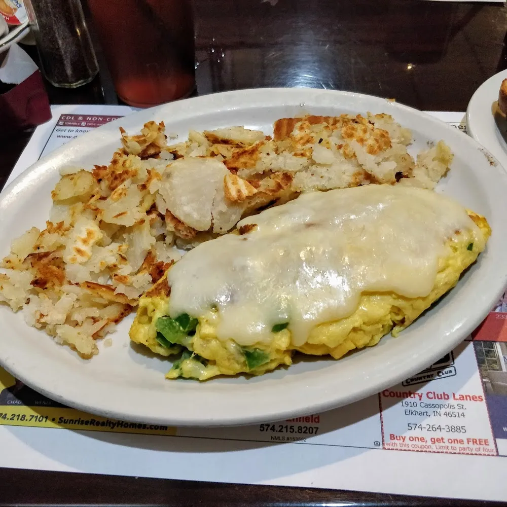 Omelette and Potatoes