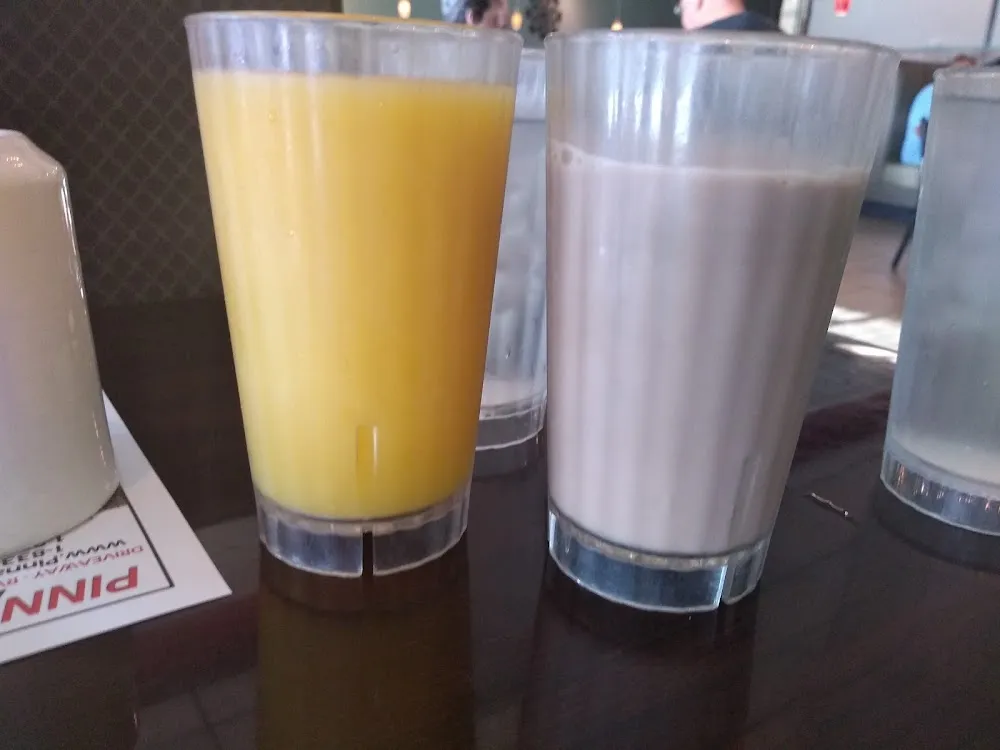 Orange Juice and Chocolate Milk
